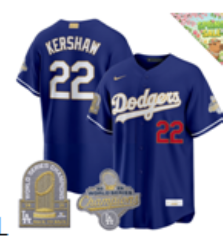 Men 2026 Los Angeles Dodgers #22 Kershaw blue Game Nike MLB Jersey 0404002